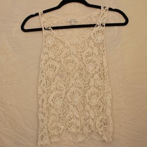 NWOT dELiA*s by Dollskill White Lace Tank Top  XS